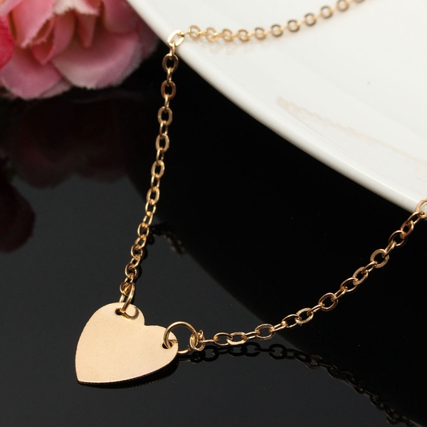Love Heart Ankle Chain, Alloy Foot Chain