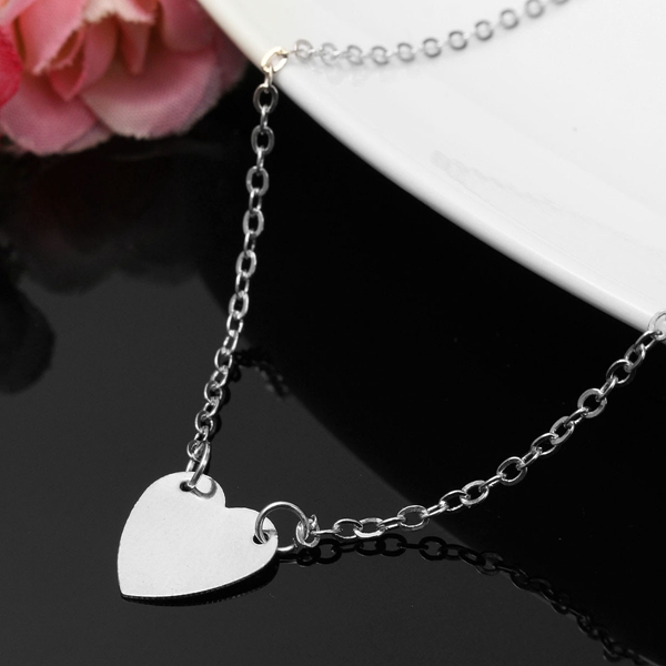 Love Heart Ankle Chain, Alloy Foot Chain