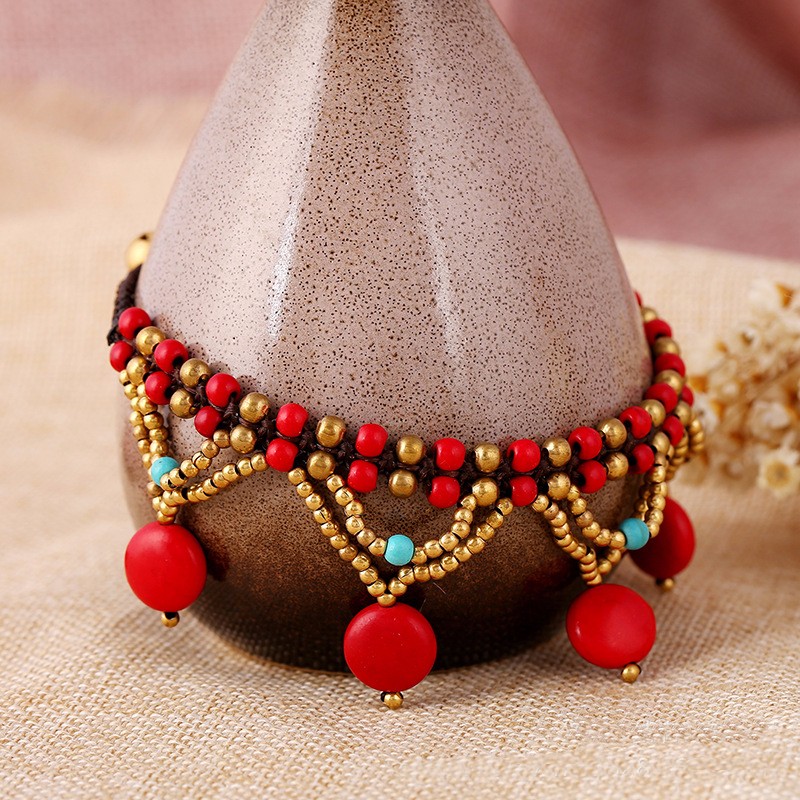Turquoise Beads Anklet