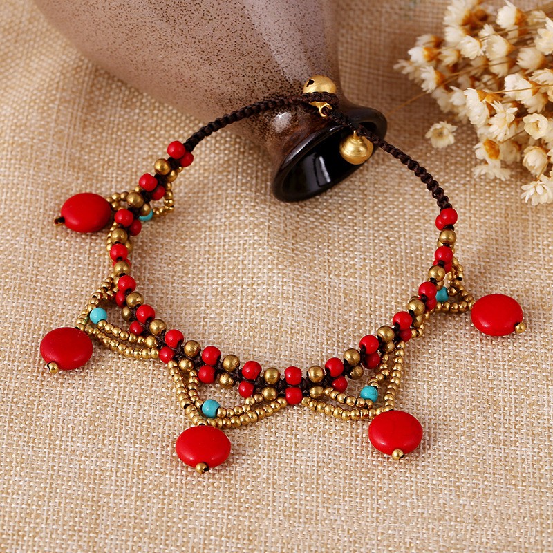 Turquoise Beads Anklet